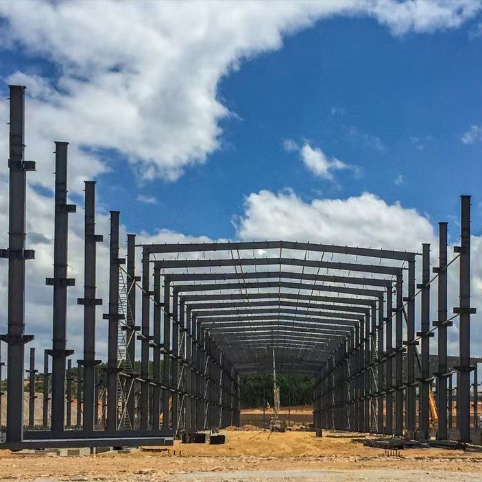 Betapa Tahan Lama dan Tahan Lama Bangunan Kilang Struktur Keluli Berbilang Tingkat